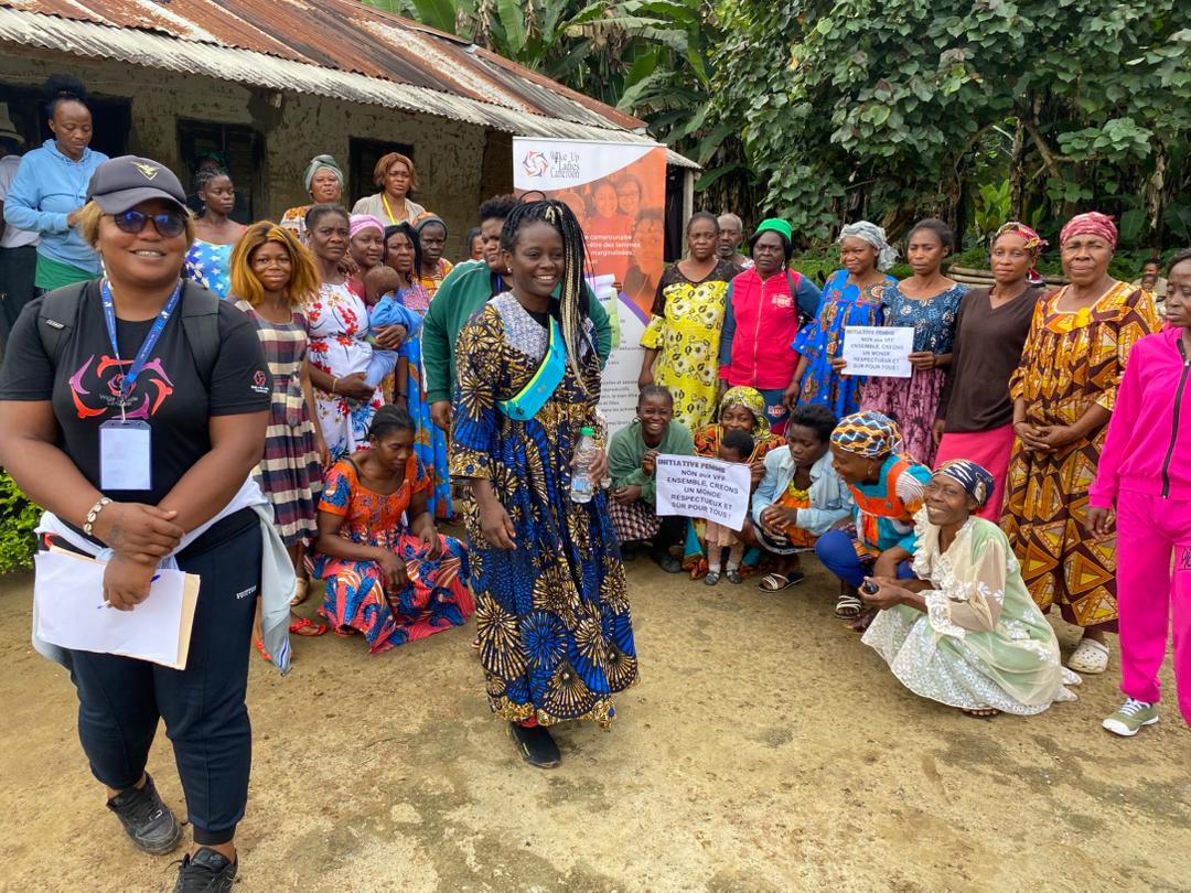 DESCENTE DE SENSIBILISATION SUR LES VIOLENCES AU VILLAGE BIKOP DECEMBRE 2023