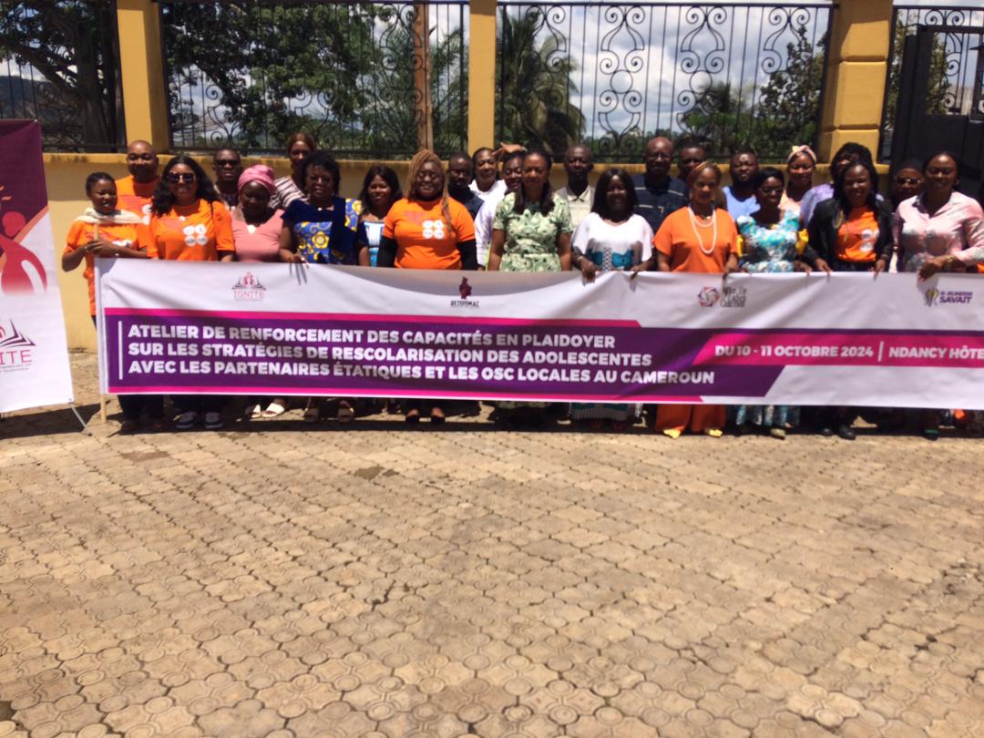 ATELIER DE RENFORCEMENT DE CAPACITES EN PLAIDOYER SUR LES STRATEGIES DE RESCOLARISATION DES ADOLESCENTES AVEC LES PARTENAIRES ETATIQUES ET LES OCS LOCALES