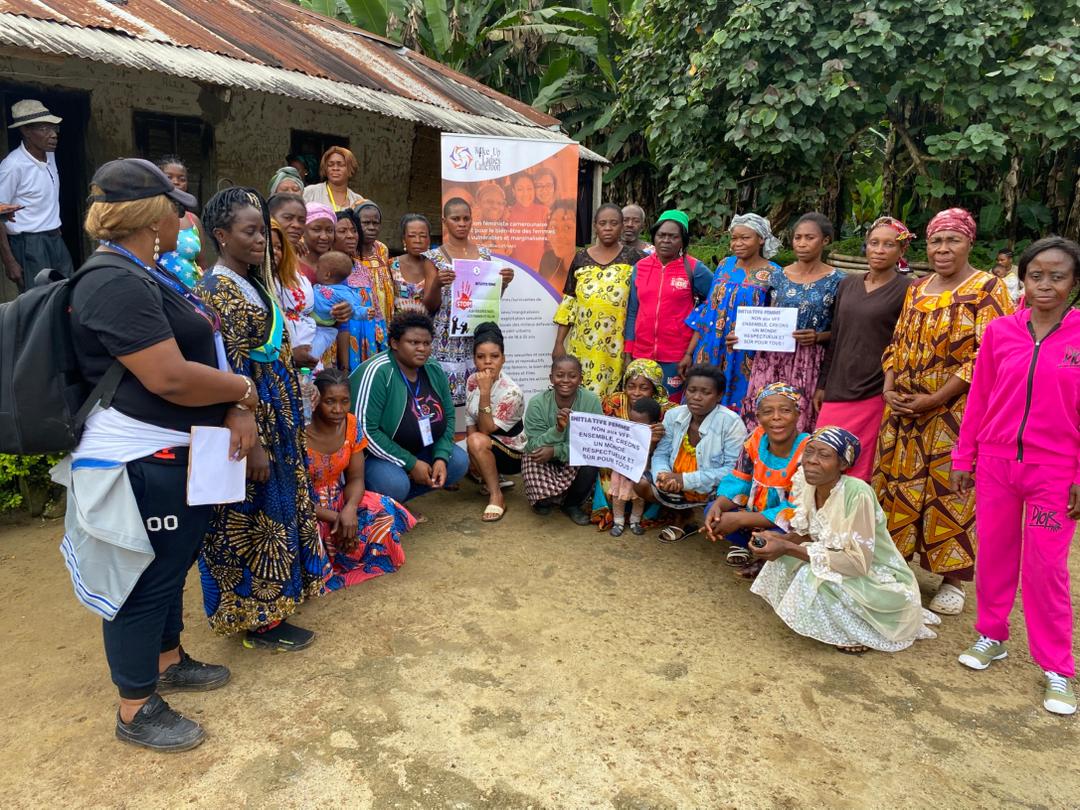 DESCENTE DE SENSIBILISATION SUR LES VIOLENCES AU VILLAGE BIKOP DECEMBRE 2023
