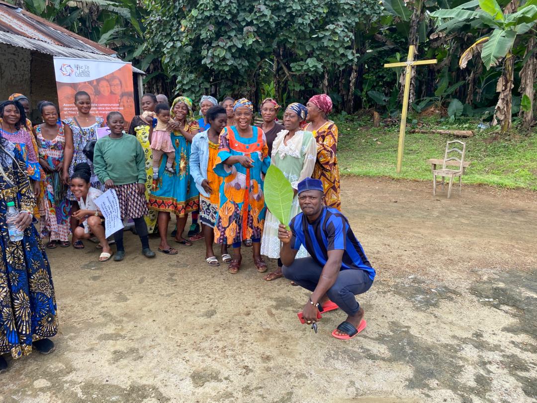 DESCENTE DE SENSIBILISATION SUR LES VIOLENCES AU VILLAGE BIKOP DECEMBRE 2023